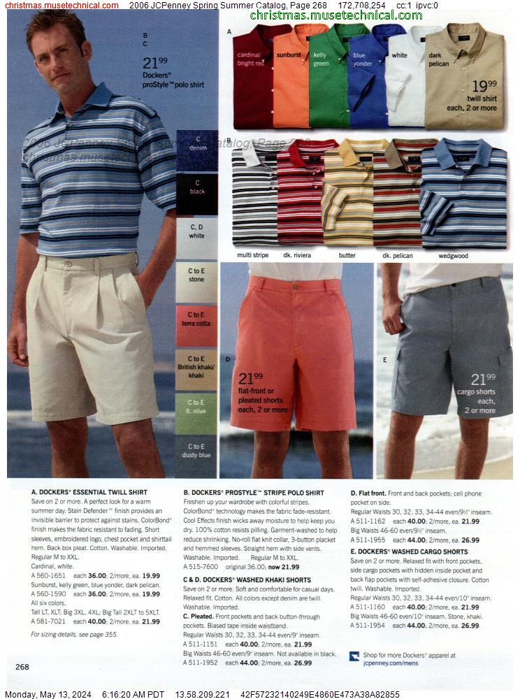 2006 JCPenney Spring Summer Catalog, Page 268
