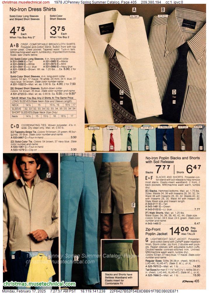 1978 JCPenney Spring Summer Catalog, Page 405