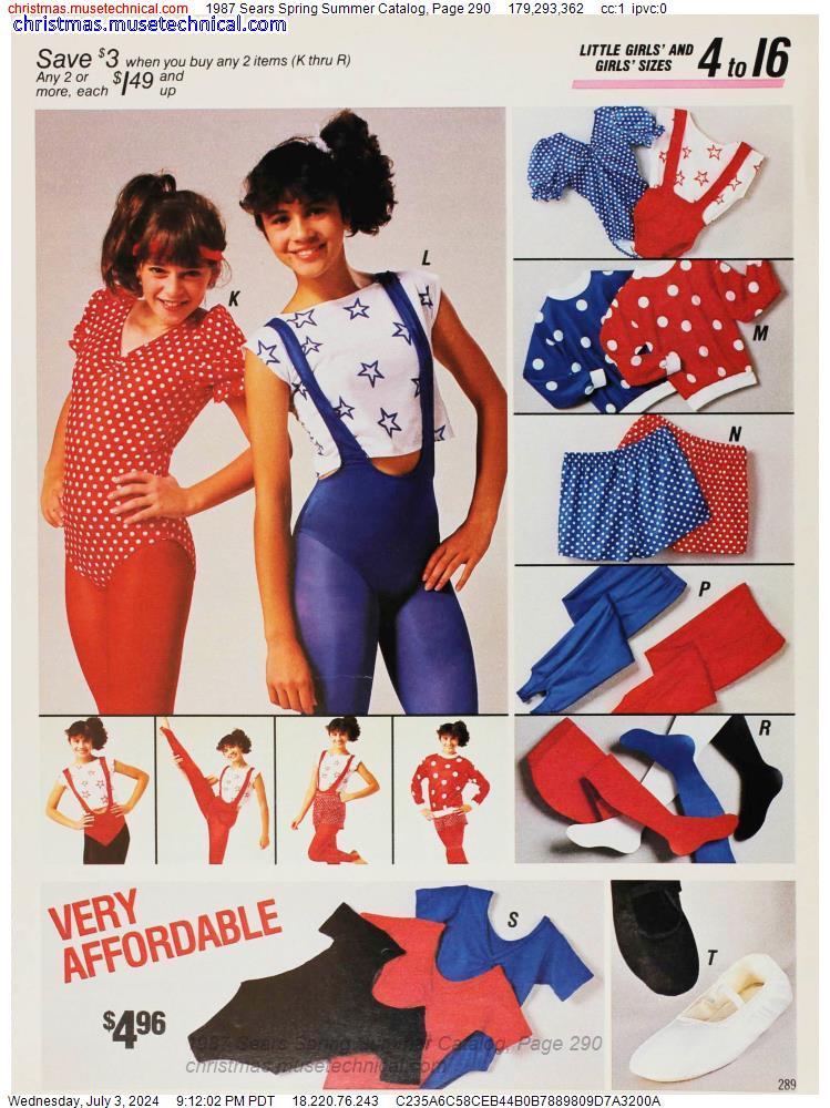 1987 Sears Spring Summer Catalog, Page 290