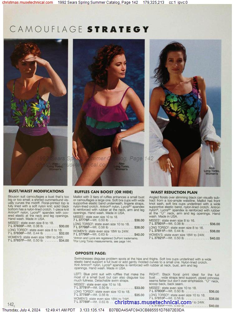 1992 Sears Spring Summer Catalog, Page 142