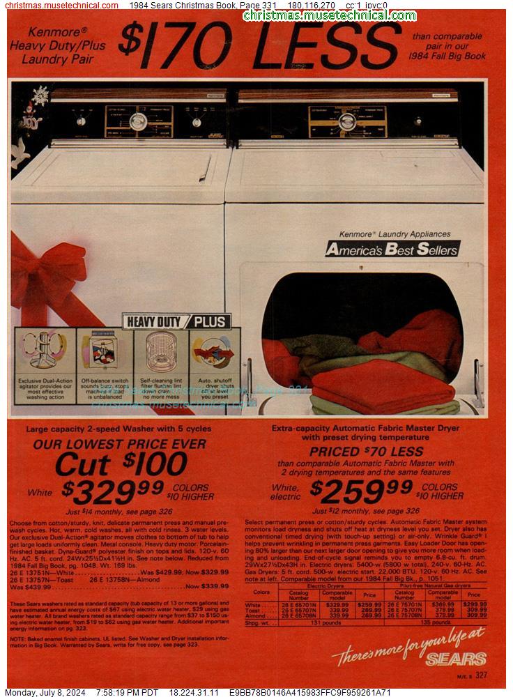 1984 Sears Christmas Book, Page 331
