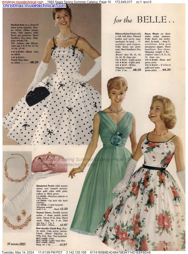 1960 Sears Spring Summer Catalog, Page 10