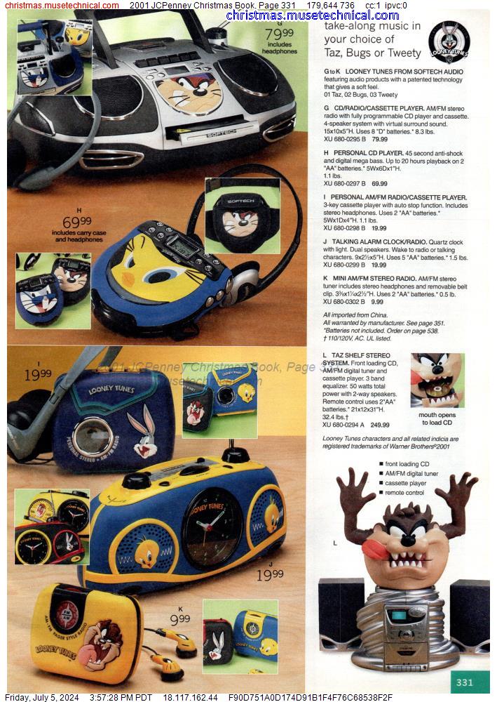 2001 JCPenney Christmas Book, Page 331