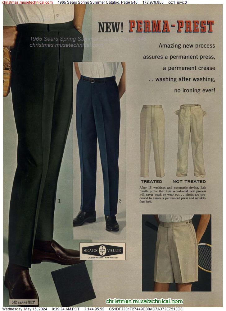 1965 Sears Spring Summer Catalog, Page 546