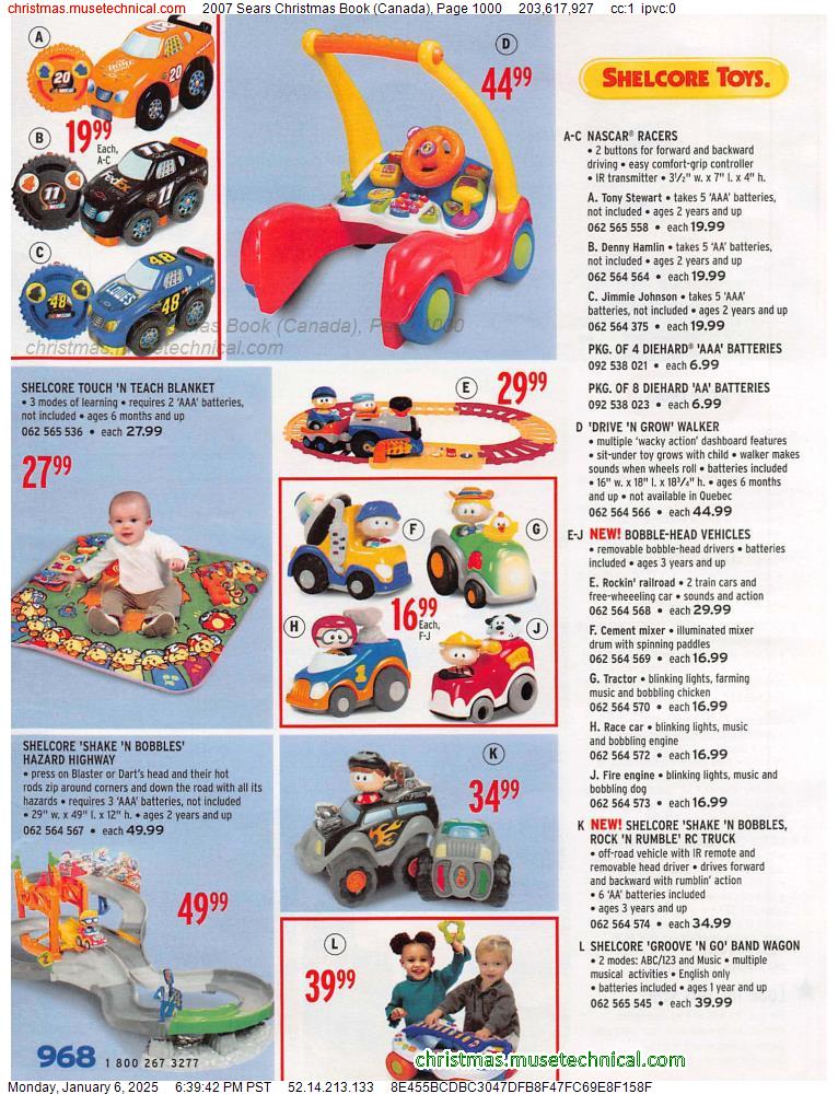 2007 Sears Christmas Book (Canada), Page 1000