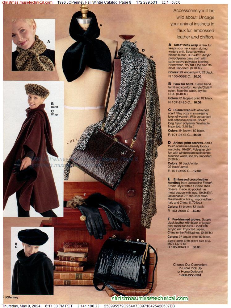 1996 JCPenney Fall Winter Catalog, Page 8