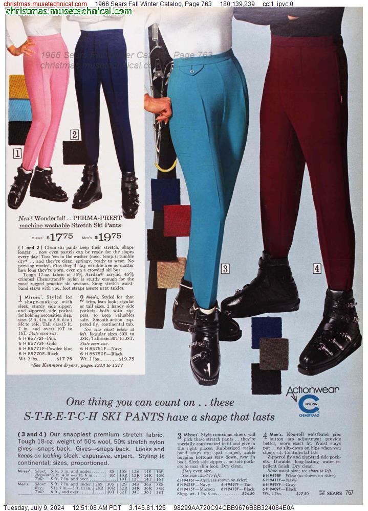 1966 Sears Fall Winter Catalog, Page 763