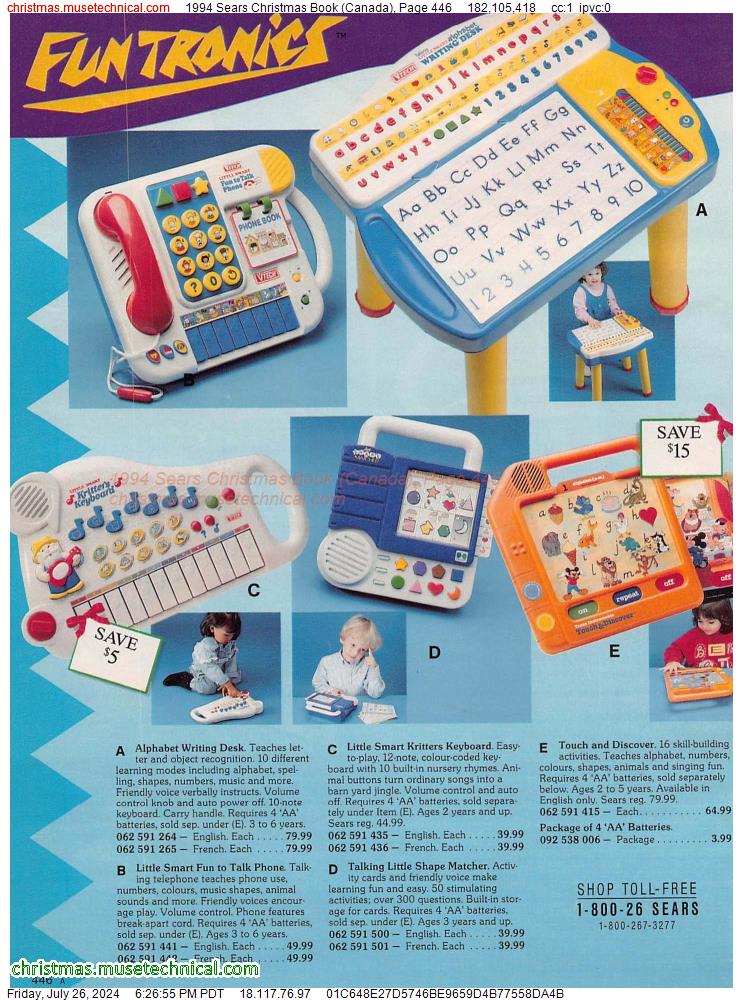 1994 Sears Christmas Book (Canada), Page 446