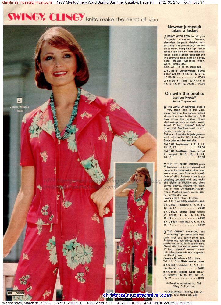 1977 Montgomery Ward Spring Summer Catalog, Page 94