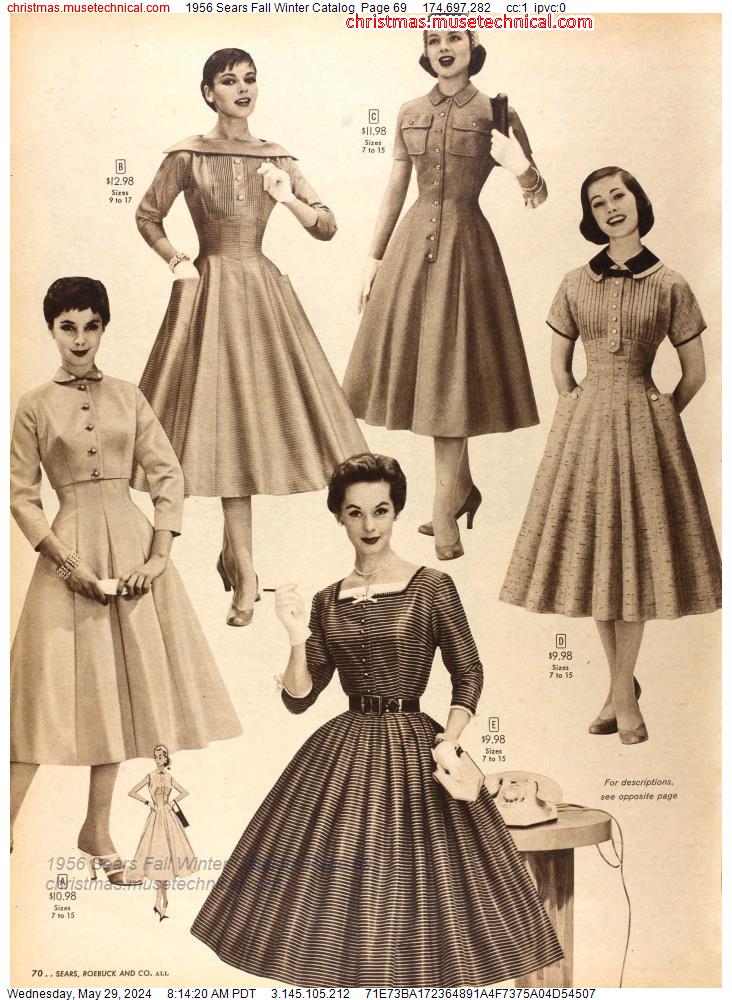 1956 Sears Fall Winter Catalog, Page 69