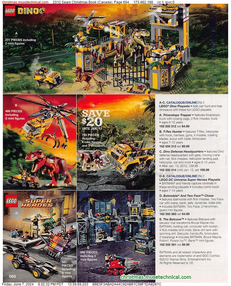 2012 Sears Christmas Book (Canada), Page 694
