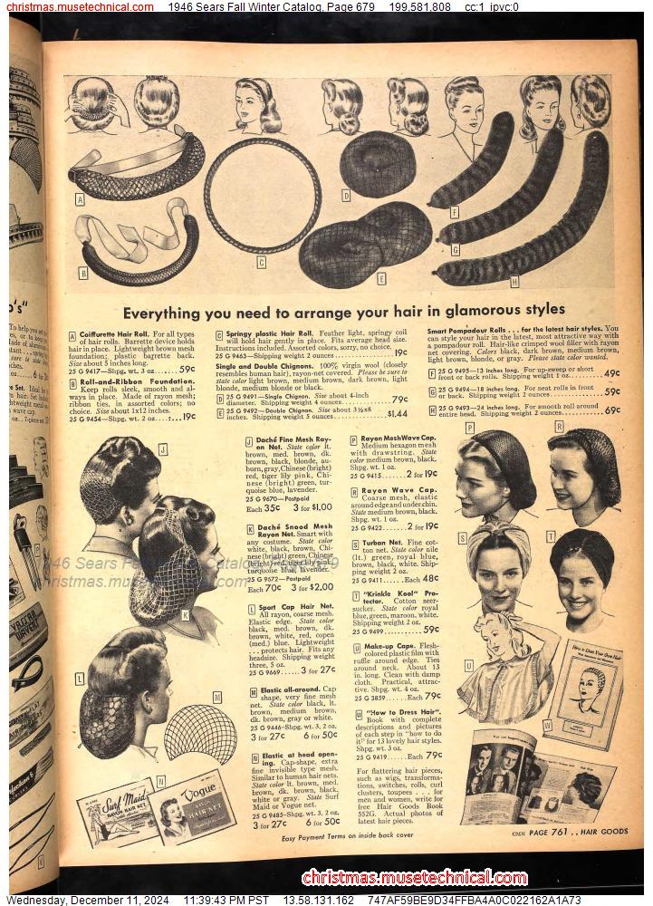 1946 Sears Fall Winter Catalog, Page 679