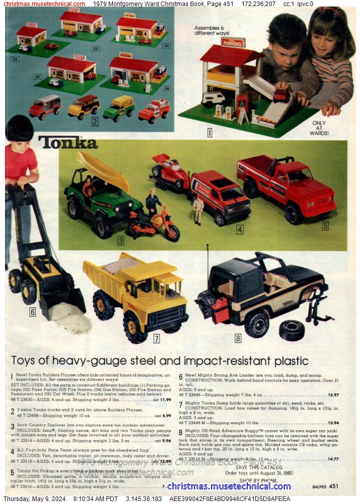 1979 Montgomery Ward Christmas Book, Page 451