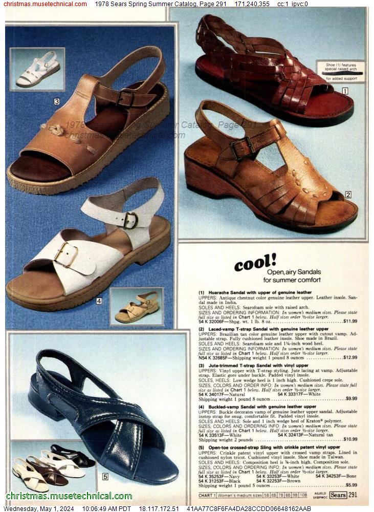 1978 Sears Spring Summer Catalog, Page 291
