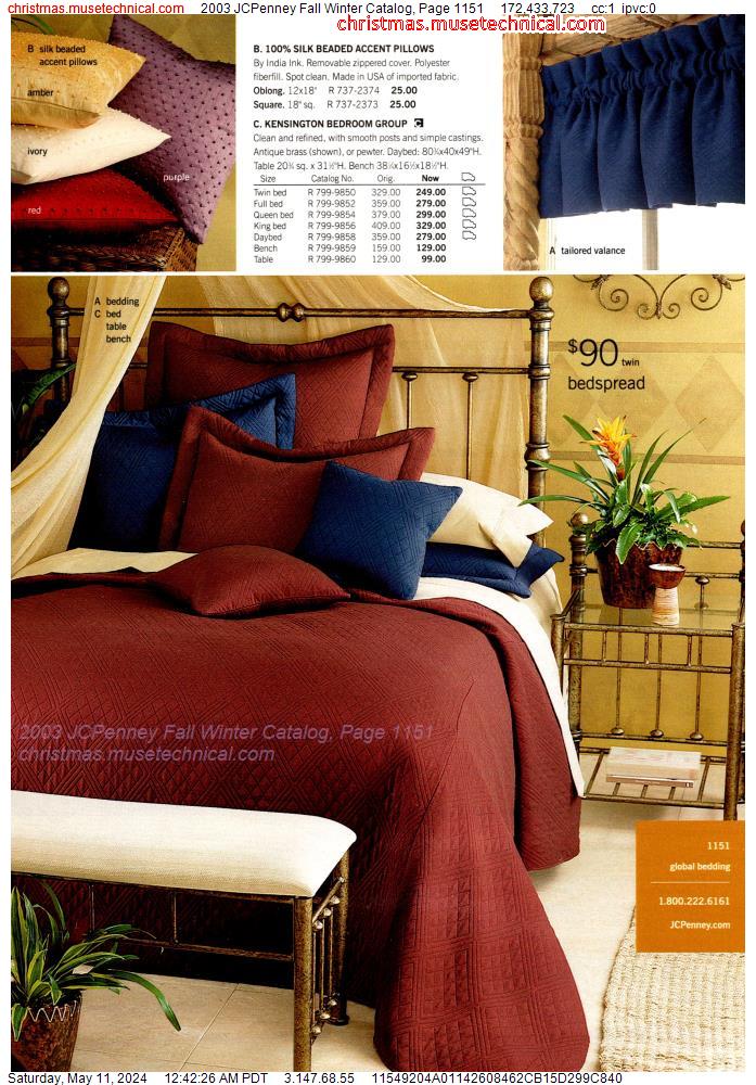 2003 JCPenney Fall Winter Catalog, Page 1151