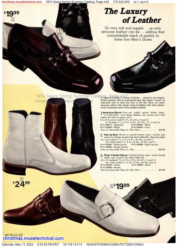 1974 Sears Spring Summer Catalog, Page 442