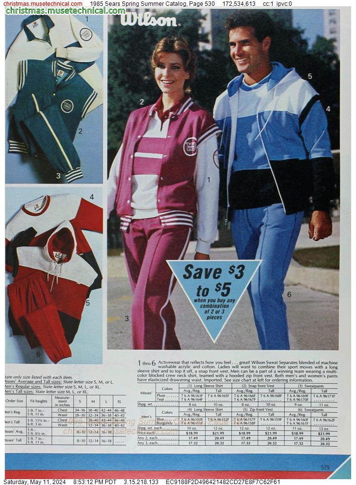 1985 Sears Spring Summer Catalog, Page 530