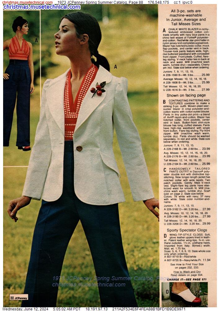1973 JCPenney Spring Summer Catalog, Page 88