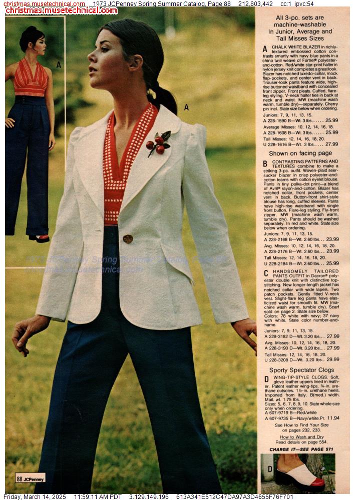 1973 JCPenney Spring Summer Catalog, Page 88