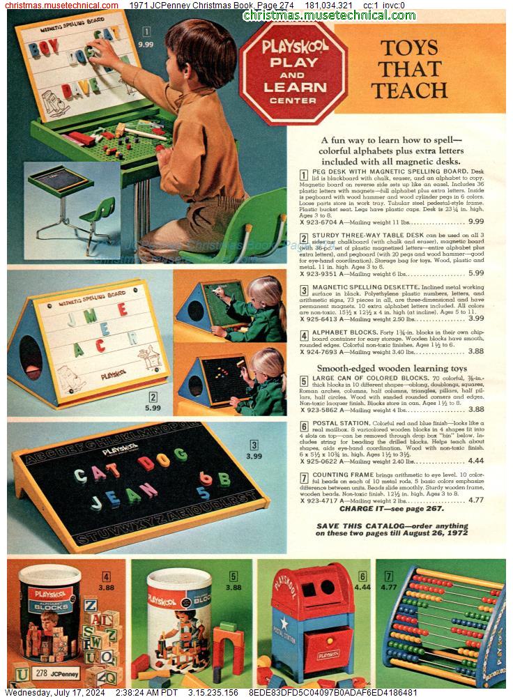 1971 JCPenney Christmas Book, Page 274