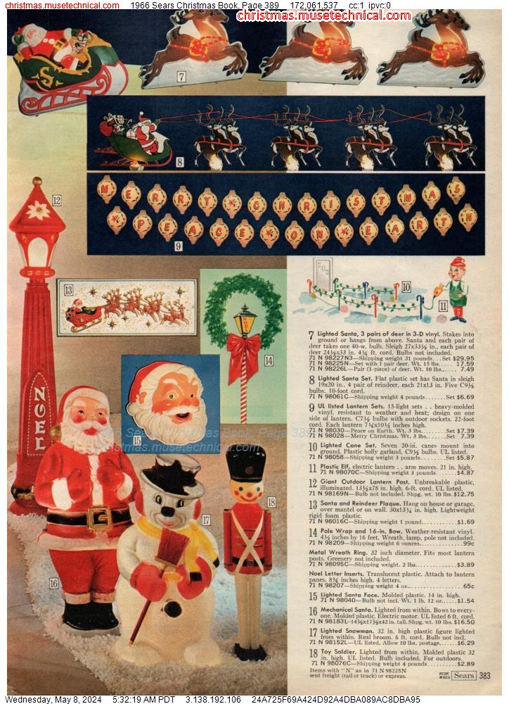 1966 Sears Christmas Book, Page 389