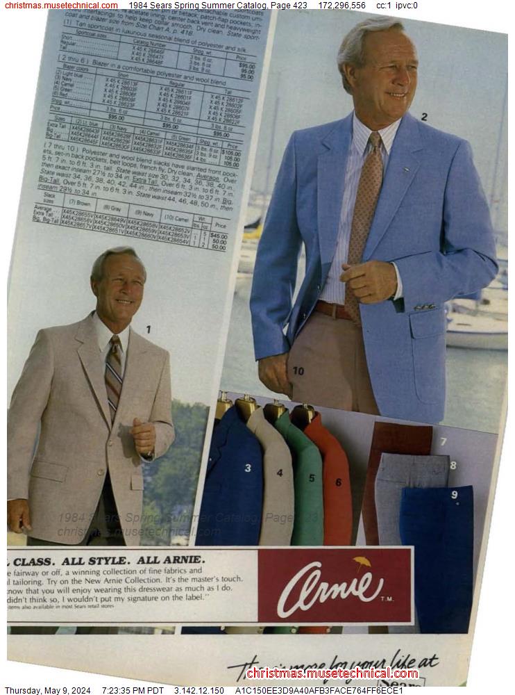1984 Sears Spring Summer Catalog, Page 423