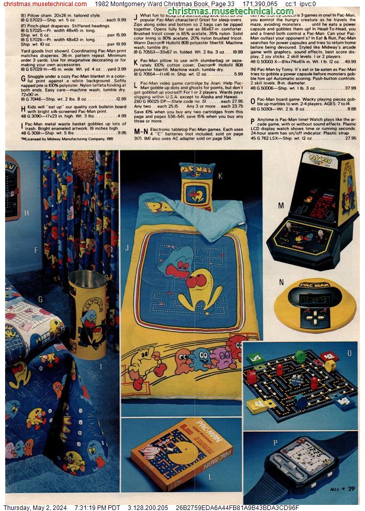 1982 Montgomery Ward Christmas Book, Page 33