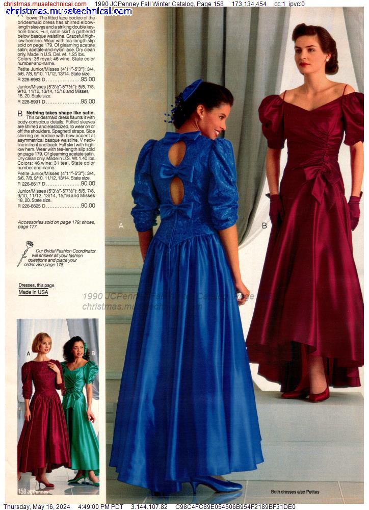1990 JCPenney Fall Winter Catalog, Page 158