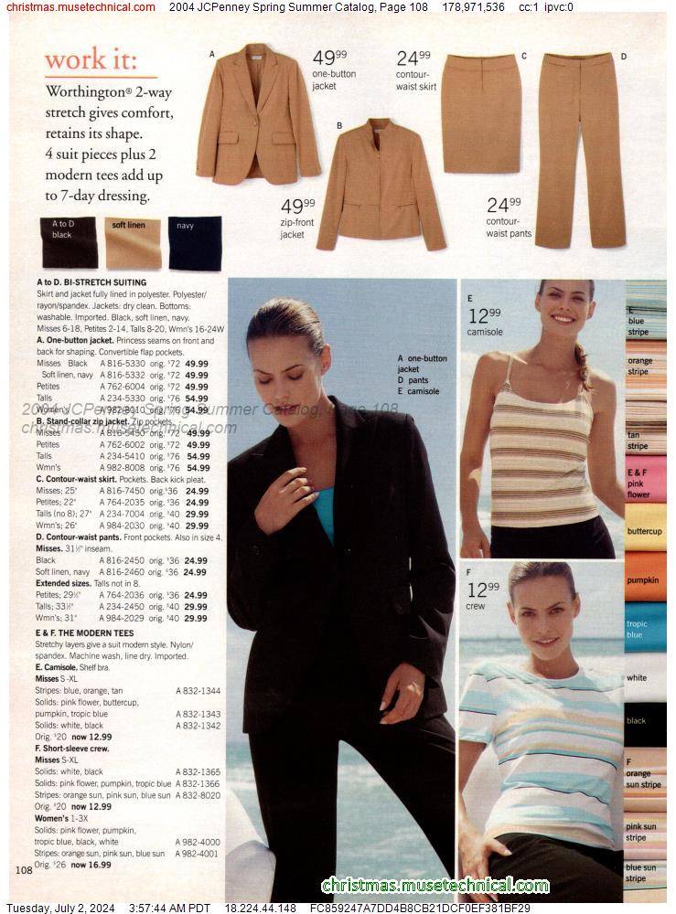 2004 JCPenney Spring Summer Catalog, Page 108
