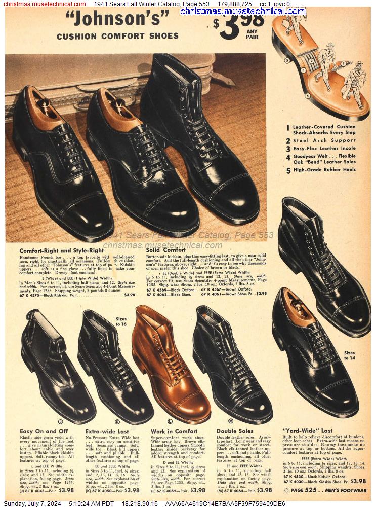 1941 Sears Fall Winter Catalog, Page 553