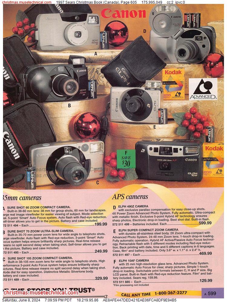 1997 Sears Christmas Book (Canada), Page 605