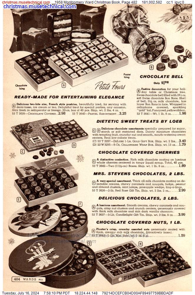 1958 Montgomery Ward Christmas Book, Page 482