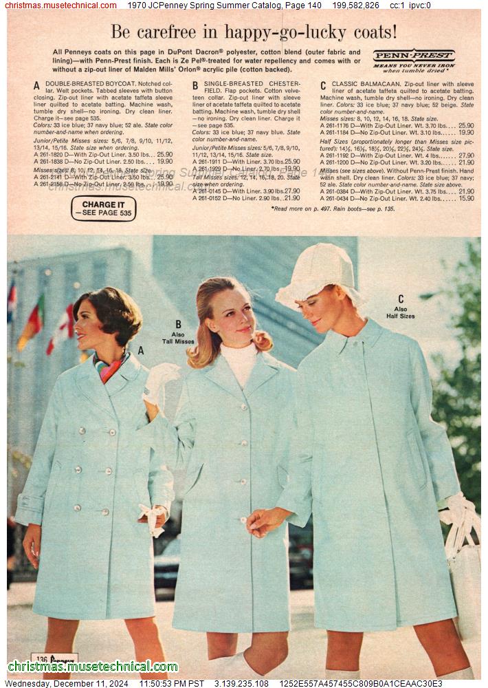 1970 JCPenney Spring Summer Catalog, Page 140