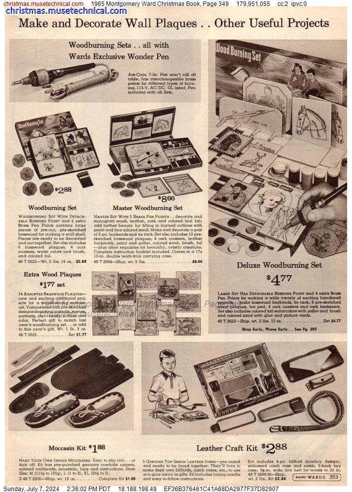 1965 Montgomery Ward Christmas Book, Page 349