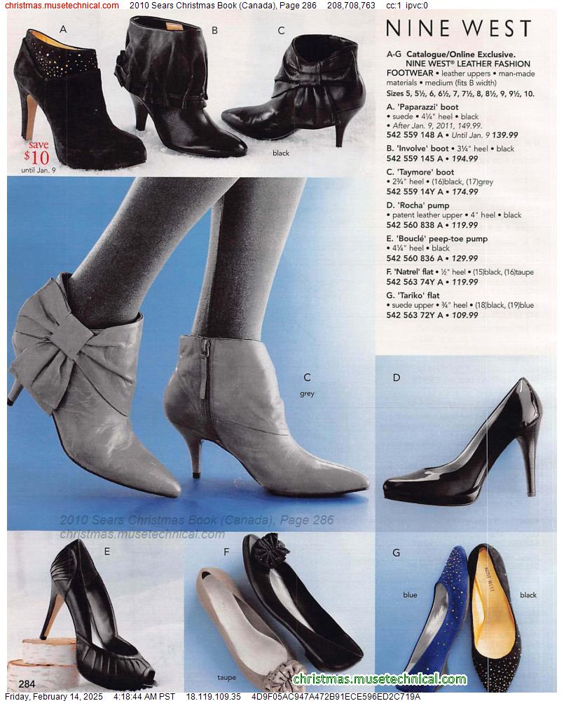 2010 Sears Christmas Book (Canada), Page 286