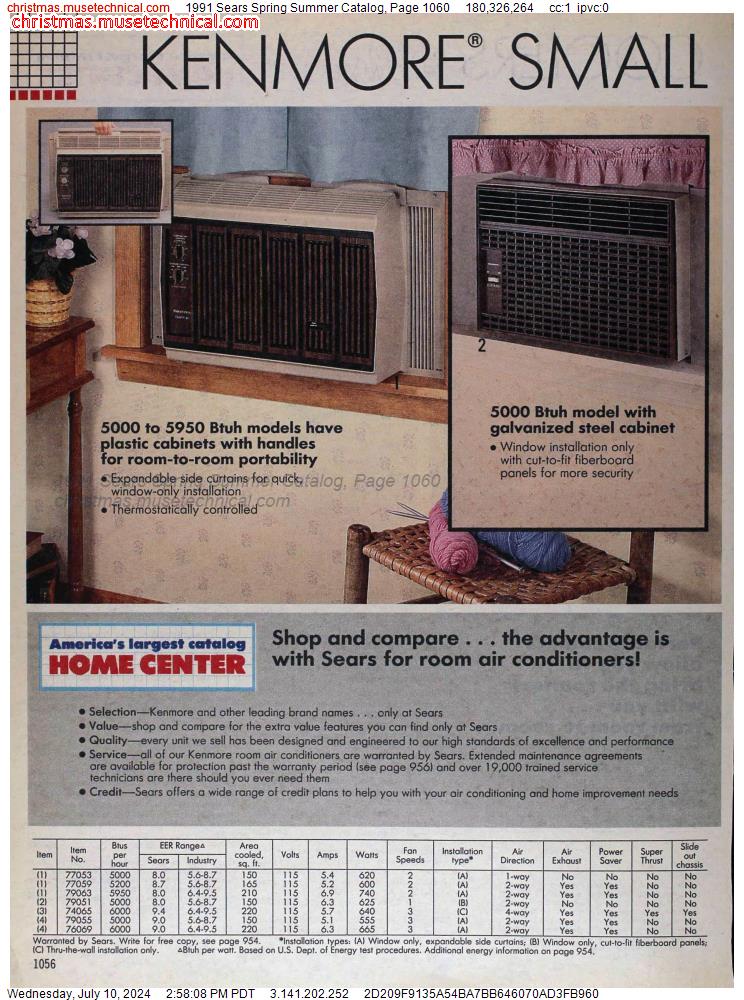 1991 Sears Spring Summer Catalog, Page 1060