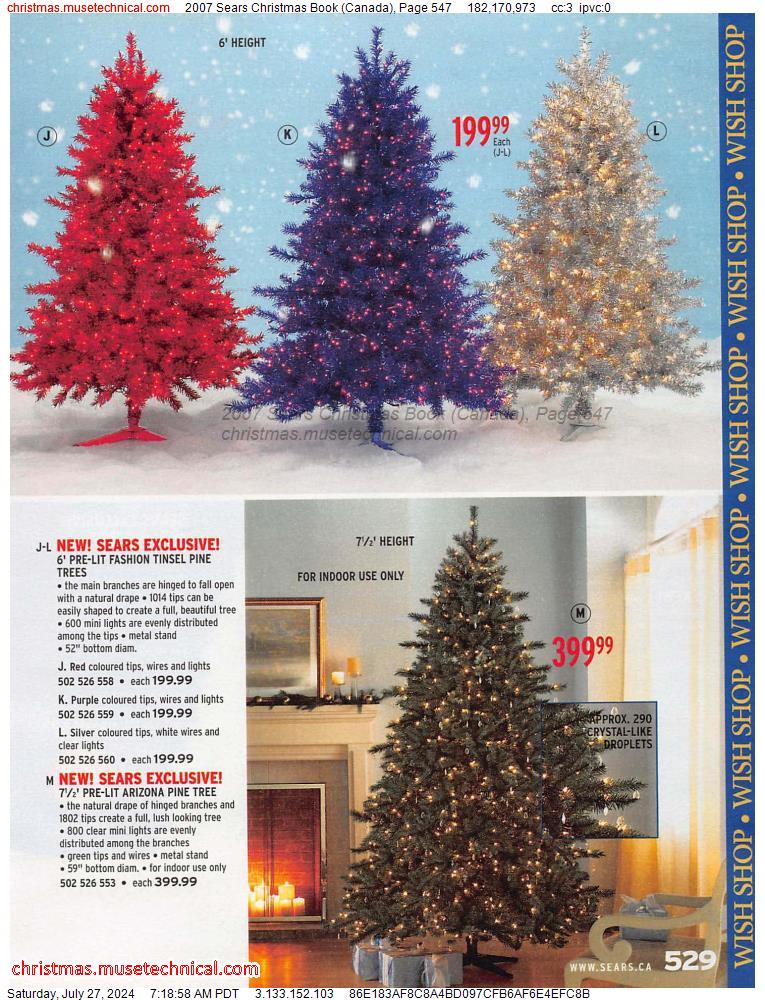 2007 Sears Christmas Book (Canada), Page 547