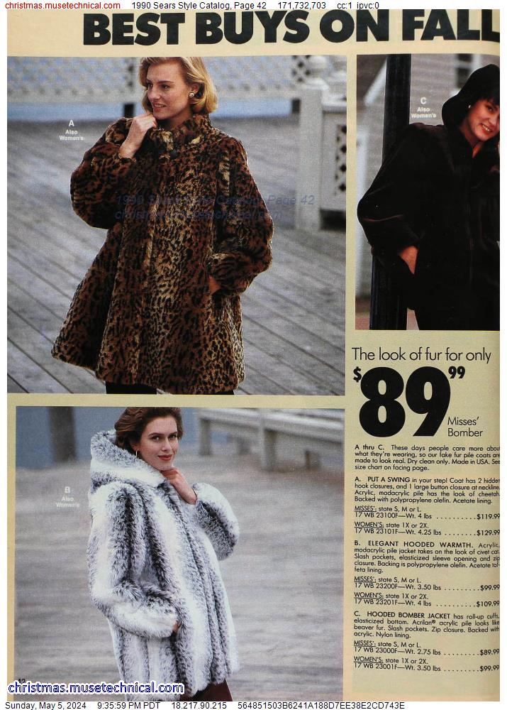 1990 Sears Style Catalog, Page 42