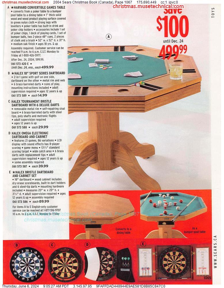 2004 Sears Christmas Book (Canada), Page 1067