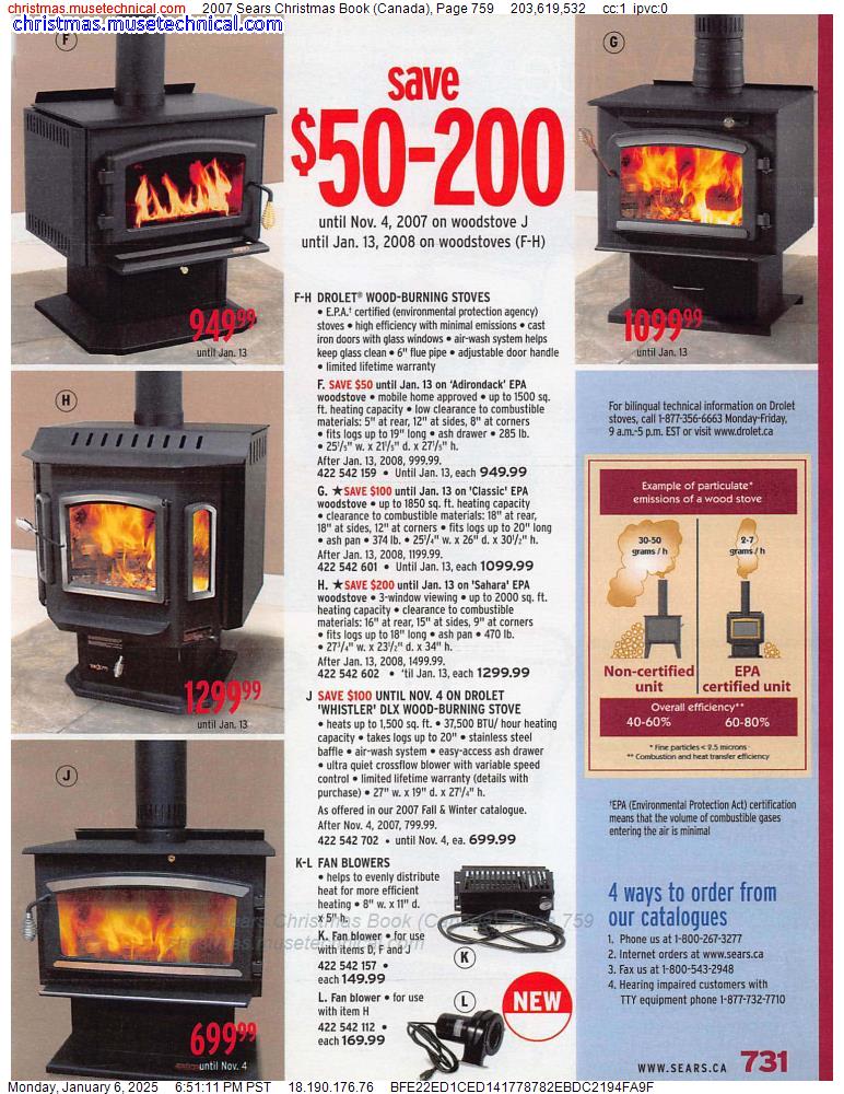 2007 Sears Christmas Book (Canada), Page 759