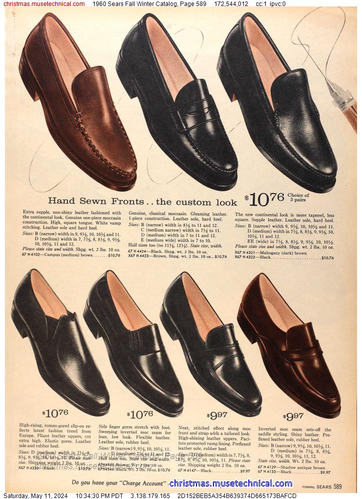 1960 Sears Fall Winter Catalog, Page 589