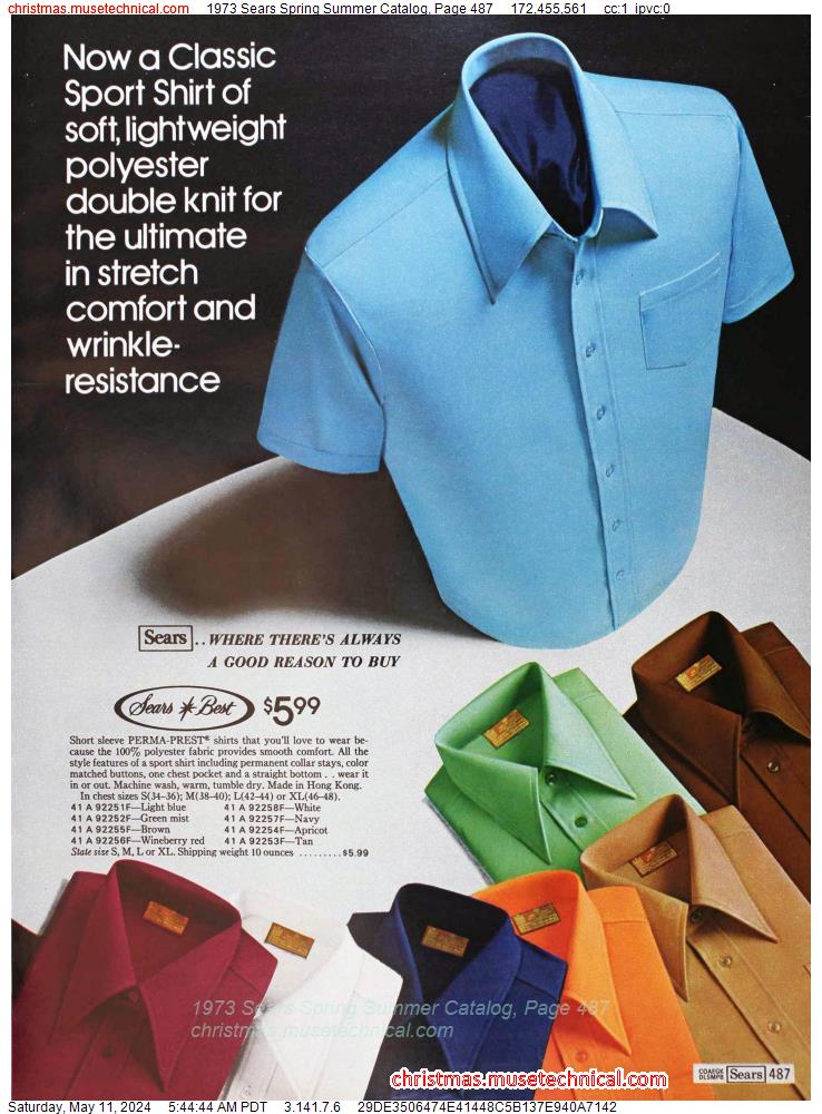1973 Sears Spring Summer Catalog, Page 487