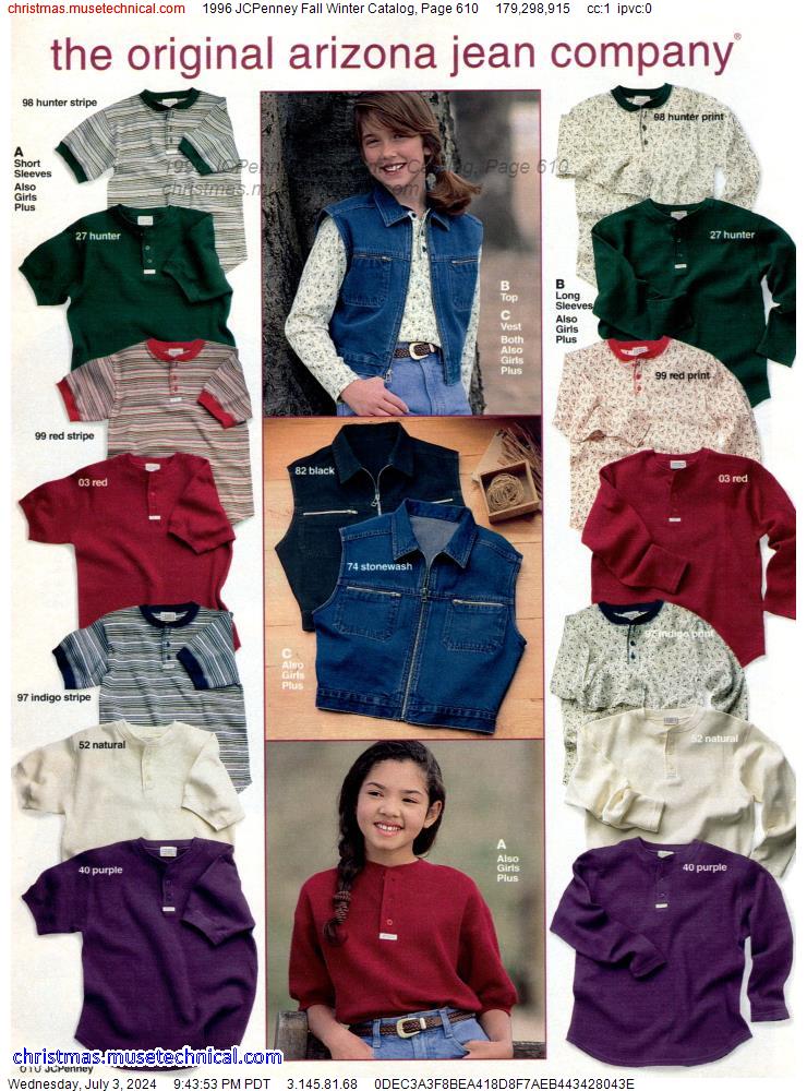 1996 JCPenney Fall Winter Catalog, Page 610