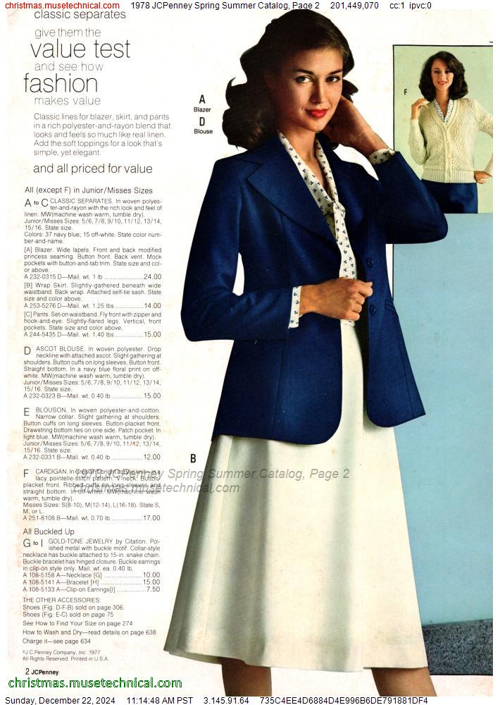 1978 JCPenney Spring Summer Catalog, Page 2