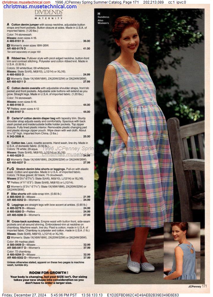 1996 JCPenney Spring Summer Catalog, Page 171