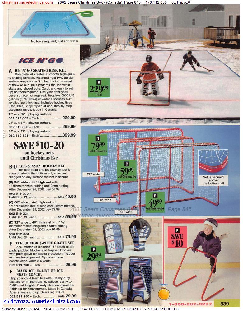 2002 Sears Christmas Book (Canada), Page 845