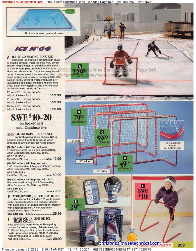 2002 Sears Christmas Book (Canada), Page 845