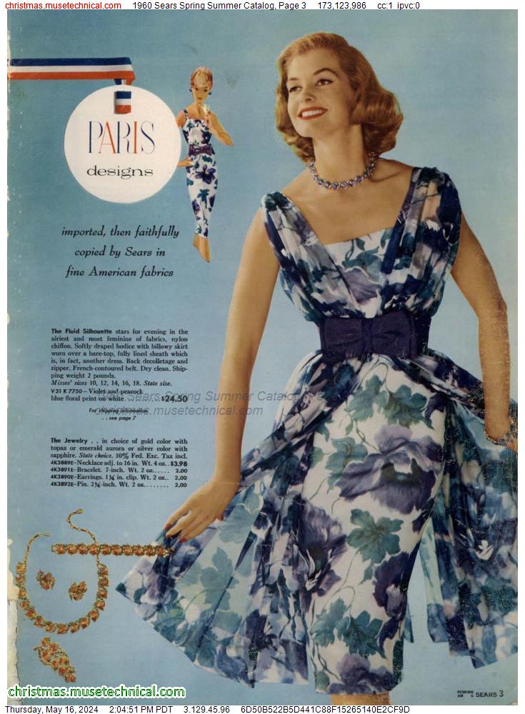 1960 Sears Spring Summer Catalog, Page 3