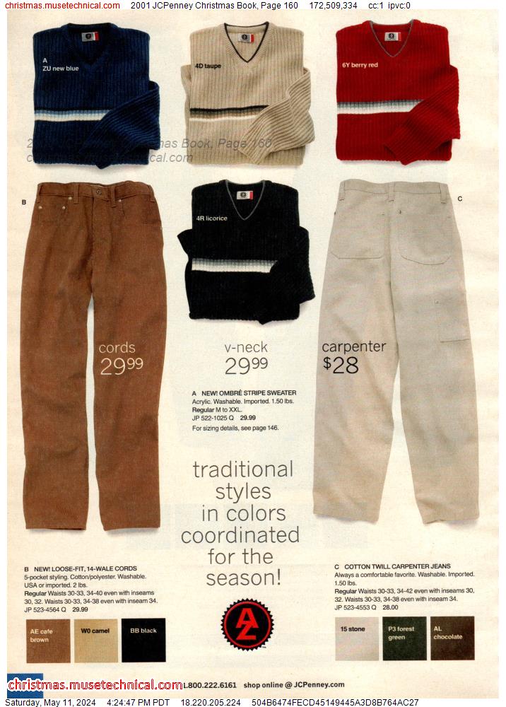 2001 JCPenney Christmas Book, Page 160