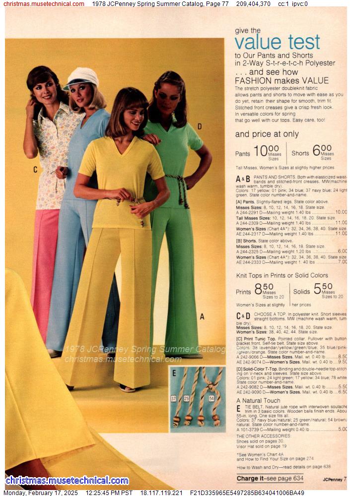 1978 JCPenney Spring Summer Catalog, Page 77